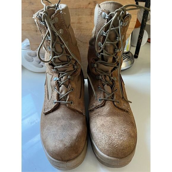 Altama Tactical Men’s Military Boots Gotetex Sz 12 Coyote Tan Temperate Weather - Picture 2 of 11